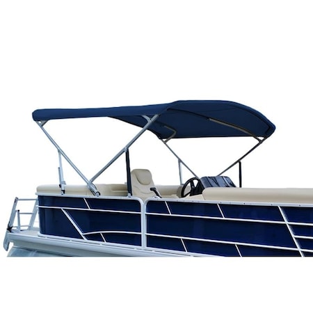 Eevelle Summerset Premium Bimini Top Kit w/ Hardware and Frame - Height 54in SS-544B96-NVY